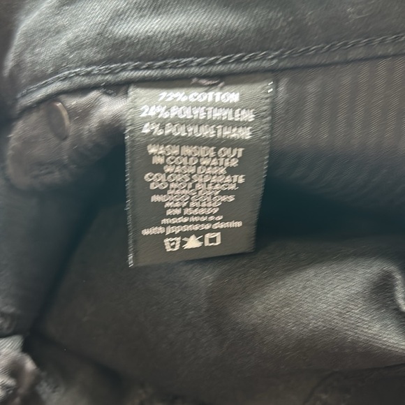 MONFRERE Greyson Distressed Skinny Jean Slash Rodium Black Mens Sz 31 NEW - Picture 14 of 16